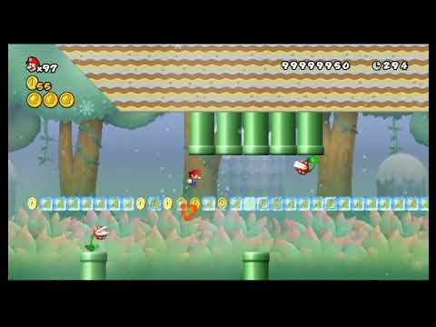 New Super Mario Bros  Wii World 9-7 Small Form Tutorial