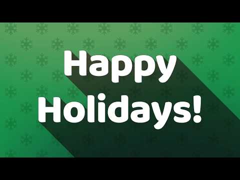 Happy Holidays from The Glitterati