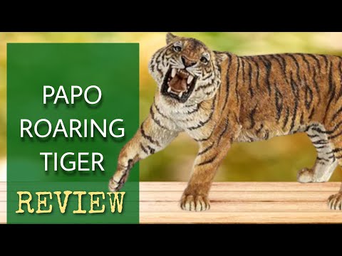 The Papo Roaring Tiger 😍 Fast & Closer review / Animal figurines & Toys