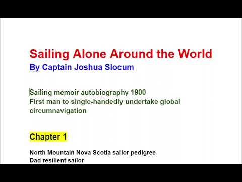 Sailing Alone Around the World by Captain Joshua Slocum Chapterwise Summary