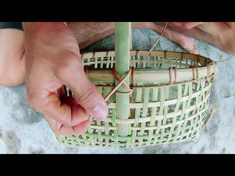 Bamboo basket weaving tutorial