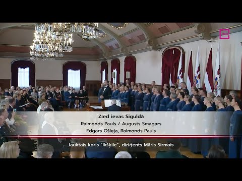 "Zied ievas Siguldā"  - Edgars Ošleja - Raimonds Pauls - Jauktais koris "Ikšķile"