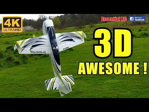 *3D AWESOME* HobbyKing VOLTIGEUR RC PLANE [UltraHD and 4K]
