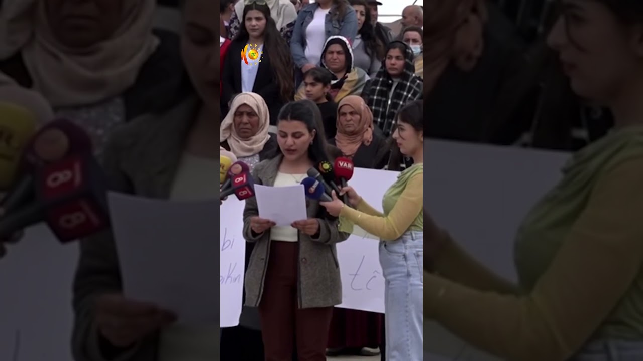 ڤیدیۆ | ئاکنجیێن کۆبانێ نه‌رازیبوونێن خۆ ل دژی پشتگوھ خستنا زمانێ کوردی نیشاندان