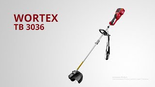 Cordless trimmer WORTEX TB 3036