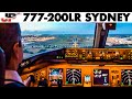 AIR CANADA 777 200LR South Pacific Crossing Landing At Sydney 2009