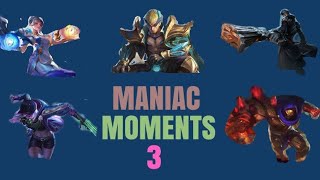 Download lagu Mobile Legend Maniac Moments | 3 mp3
