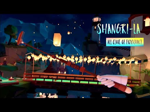 Walkabout mini golf - Shangri-La All clue of foxhunt 漫步￼閑遊迷你高爾夫-香格里拉球桿線索(oculus quest 2)