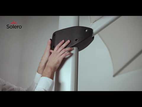 Solero® Palestro Pro – Ampelschirm groß – 4×3 oder 4x4m