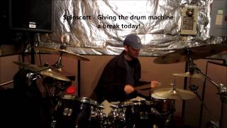 Spinscott - Acoustic Jungle Drumming Freestyle