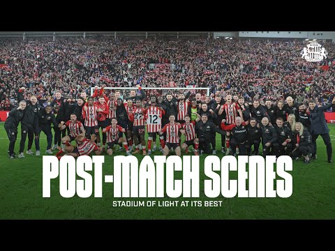 Stadium Of Light At Its Best | Extended Post-Match Scenes | Sunderland AFC 1-0 Newcastle United