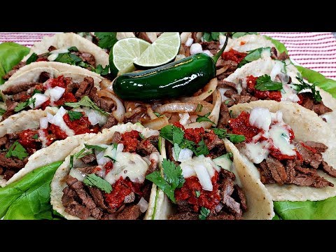 TACOS | Carne Asada Recipe | Street Tacos Recipe | Carne Asada Tacos Recipe