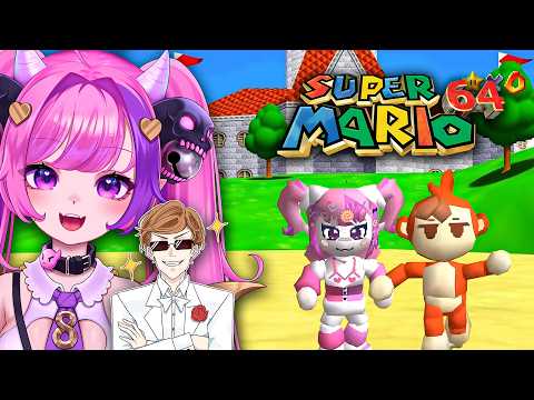 Ironmouse & Connor Play Super Mario Bro 64 With A Twist!