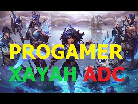 Progamer - Xayah ADC Ranked Patch 9.10 Korean - League of legends gameplay