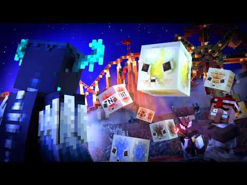 SULFUR CUBE CARNIVAL-Villager vs Warden vs Sulfur Cube Army -Chaos Cubed (Minecraft Movie Animation)