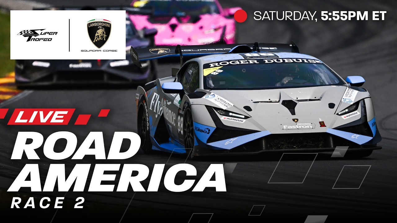 2026 Lamborghini Super Trofeo at Road America | Race 2 | Elkhart Lake, WI