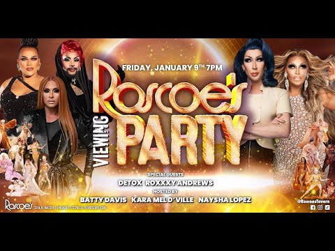 Detox & Roxxxy - Roscoe's RuPaul's Drag Race Season 18 Viewing Party!