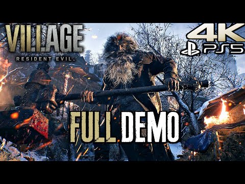 RESIDENT EVIL 8 VILLAGE - Gameplay Walkthrough Part 1 - FULL DEMO (PS5 4K 60FPS) No Commentary