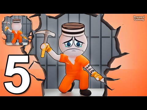 Prison Breakout - Gameplay Walkthrough Part 5 Stickman Prison Life Jail Escape (iOS, Android)