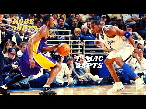 THESE TWO WERE GOING AT IT!! Kobe Bryant VS Tracy McGrady! Kobe 38 Points, T-Mac 38 Points