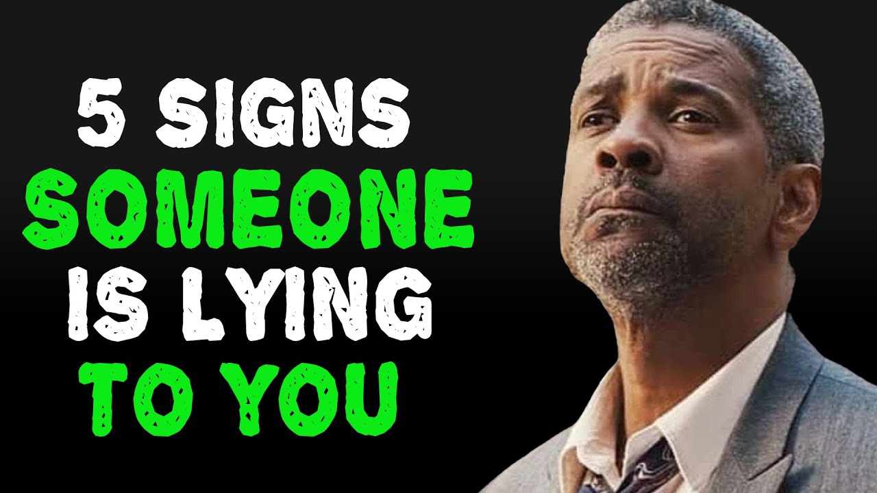 5 Signs Someone Is Lying To You, How You Spot A Liar | Denzel Washington Motivation