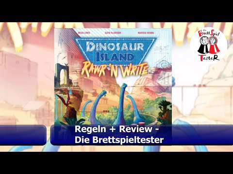 Dinosaur Island Rawr` n Write - Regeln + Review - Brettspiel - Die Brettspieltester