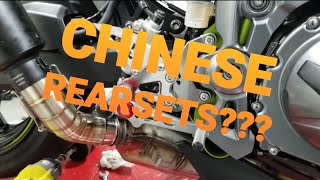 ARASHI Chinese Sportbike Rearsets Kawasaki Z900 install