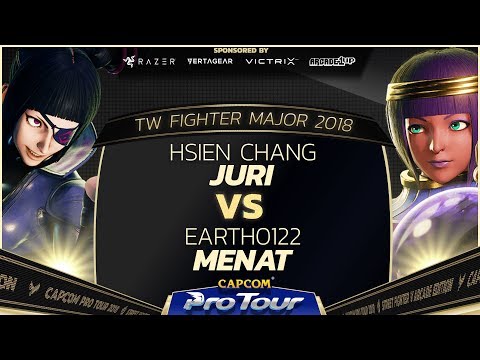 Hsien Chang (Juri) vs Earth0122 (Menat) - TW Fighter Major 2018 Day 2 Pools - SFV - CPT 2018