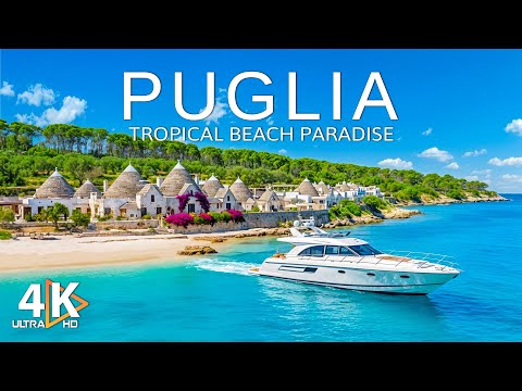 Puglia 4K ⛵ – Discover Puglia’s Hidden Gems & Stunning Coastal Views With Deep House Chill 🎵