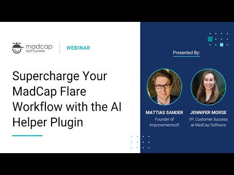 Supercharge Your MadCap Flare Workflow with the AI Helper Plugin