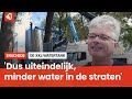 Enorme melktank verandert in waterton van 35 duizend liter.