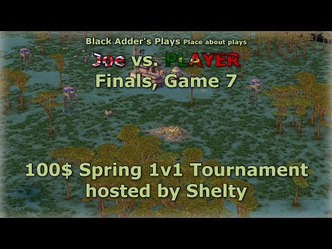 Shelty's Spring Tournament, Finals - Joe vs. PLAYER, Game 7 - Age of Mythology: The Titans