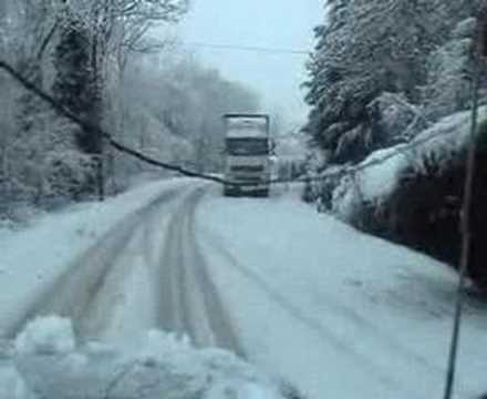 Snow in the Forest of Dean,Friday 9th Feb 2007.