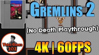 Gremlins 2 | No Death Playthrough | 4K 60FPS | Video Games 101