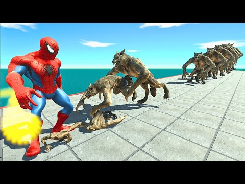 Avengers Team VS 10 Levels of Werewolves – ARBS Size Comparison