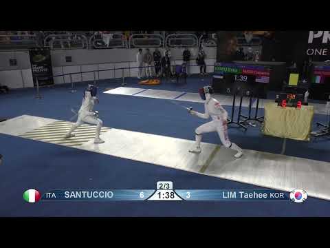 2022 95 T32 04 F E Individual Cairo EGY GP YELLOW LIM KOR vs SANTUCCIO ITA