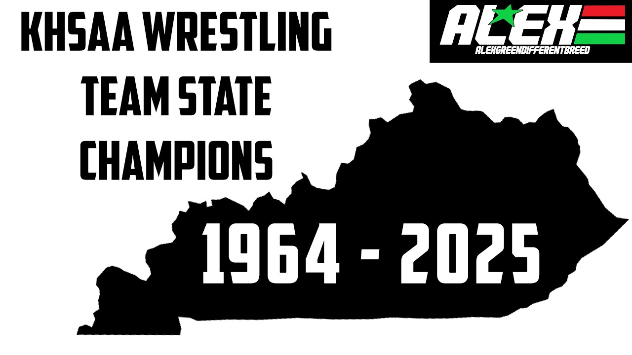 KHSAA State Wrestling Tournament History: Team State Champions (1964 - 2025)