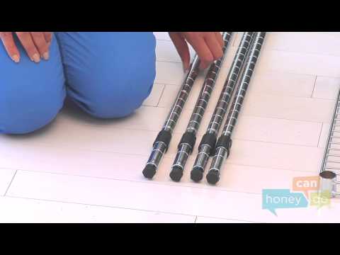 Shf 04347 shelf microwave bakers rack instruction