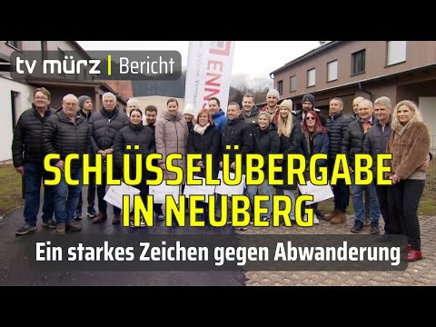 tv mürz | Schlüsselübergabe in Neuberg: Ein starkes Zeichen gegen Abwanderung