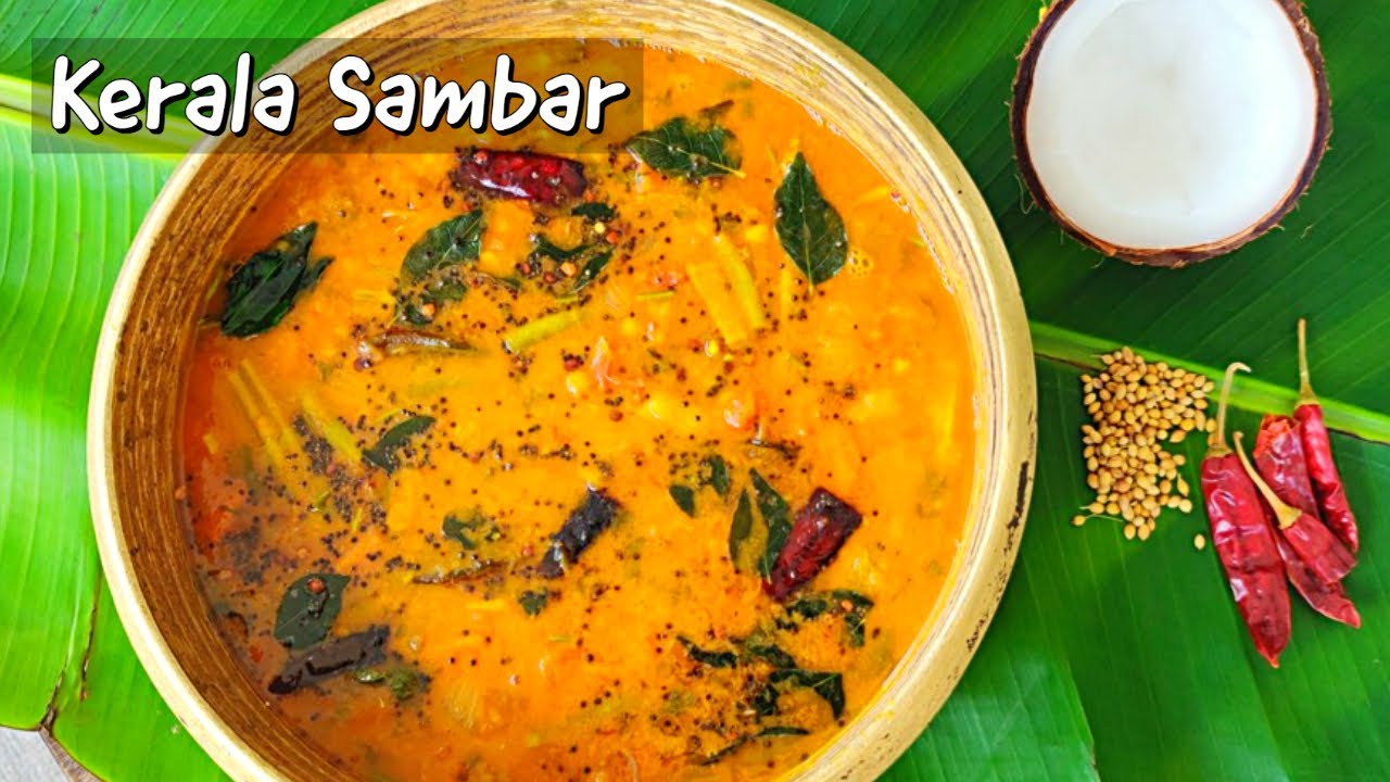 Sadya Sambar Thrissur Style | Sambar Without Using Coconut | Onam Sadya Recipes 2022
