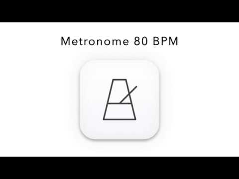 80 BPM 🛎 METRONOME 🎵🎷-MINIMALIST METRONOME