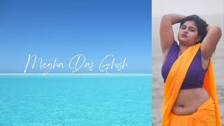 Megha Das Ghosh saree  Saree in the beach  Mandarm
