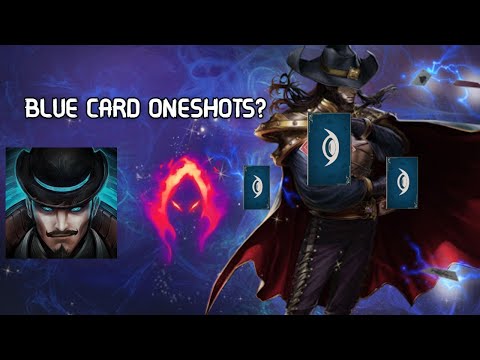 RATIRL HIGHLIGHTS| TWISTED FATE BLUE CARD ONESHOTS