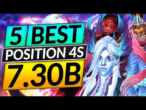 5 MOST BROKEN SUPPORTS of the NEW 7.30b Patch - Position 4 Tips - Dota 2 Guide