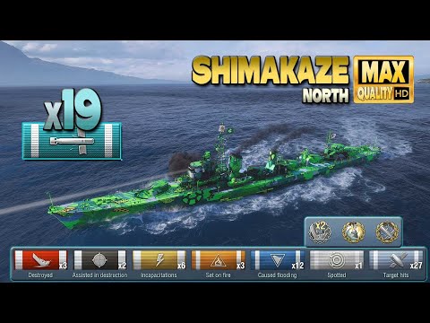Shimakaze eats battleships for breakfast - best World of Warships games