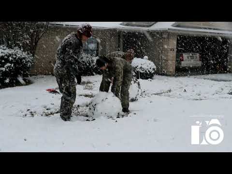 01-10-2021 Joshua, TX - Texas winter storm
