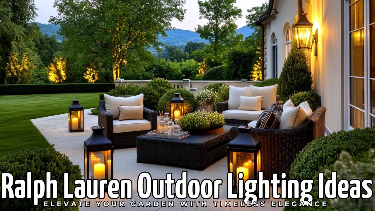 Ralph Lauren Outdoor Lighting Ideas: Elevate Your Garden with Timeless Elegance