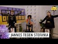 JANNES & STEFANIA MAKEN ELKAAR AF? | De Jongens Tegen De Meiden | Kids Top 20 | NPO Zapp