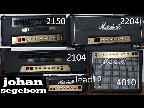 5 Marshall Amp Comparison - Shootout