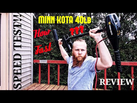Minn Kota 40lb Speed Test (Cinematic Review)